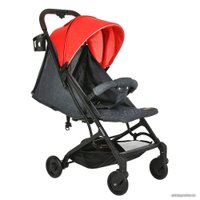 Коляска прогулочная «книга» Pituso Camino (черный/красный)