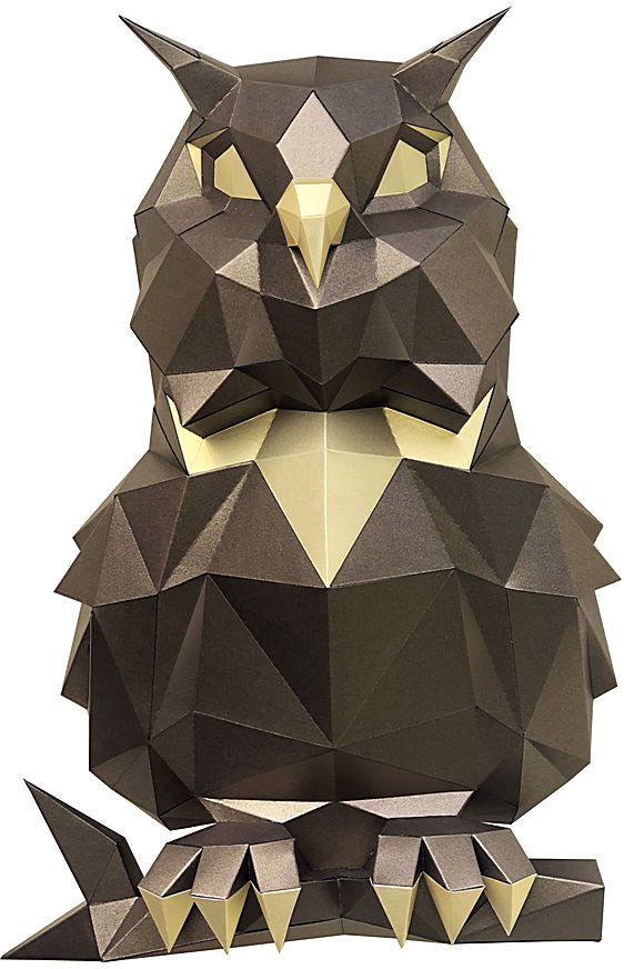 

PaperCraft PAPERRAZ Сова Пухля (бронзовый)