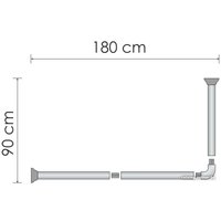 Карниз для ванны Wasserkraft Kammel SC-839018