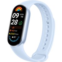 Фитнес-браслет Xiaomi Smart Band 9 (голубой, с голубым силиконовым ремешком, международная версия)