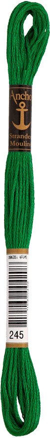 Нитки для вышивания Anchor 4635-0245 8 м (зеленый)