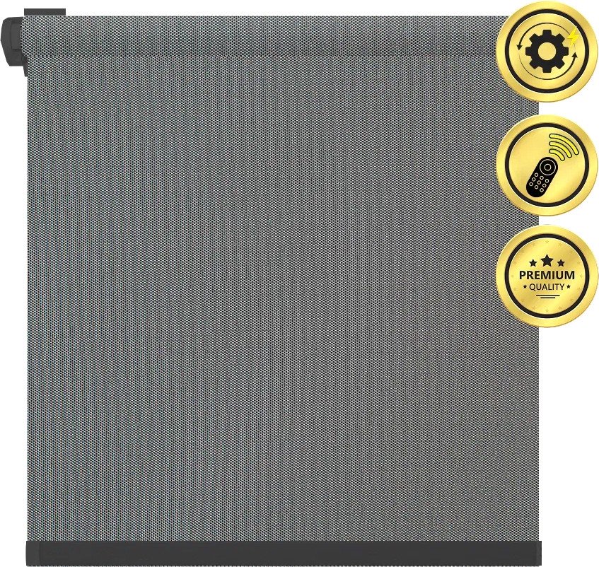 

Рулонная электроштора НеоФьюжен Оливия 160х250 правая (маренго, черная фурнитура)