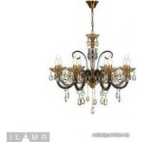 Подвесная люстра iLamp Asia 61081-8 BR