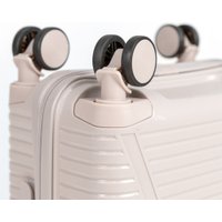 Чемодан-спиннер Rozan 3934 (M, светло-серый)