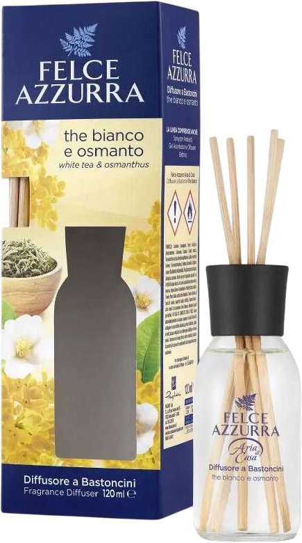 

Аромадиффузор Felce Azzurra White Tea & Osmanthus (120 мл)