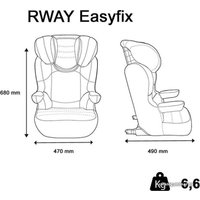 Детское автокресло Nania Rway Easyfix (tech silver)