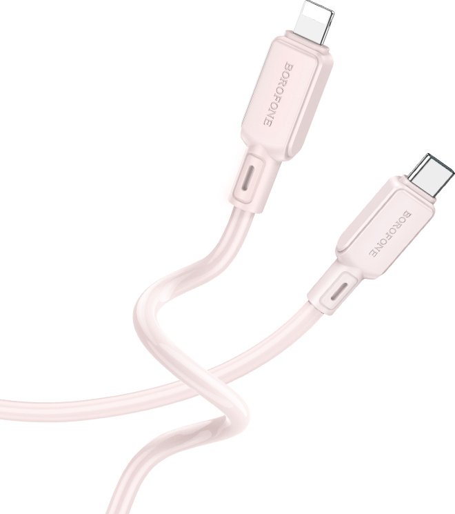 

Кабель Borofone BX94 Lighting - USB Type-C (1 м, розовый)