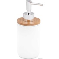 Дозатор для жидкого мыла Альтернатива Бамбук М8058 (белый)