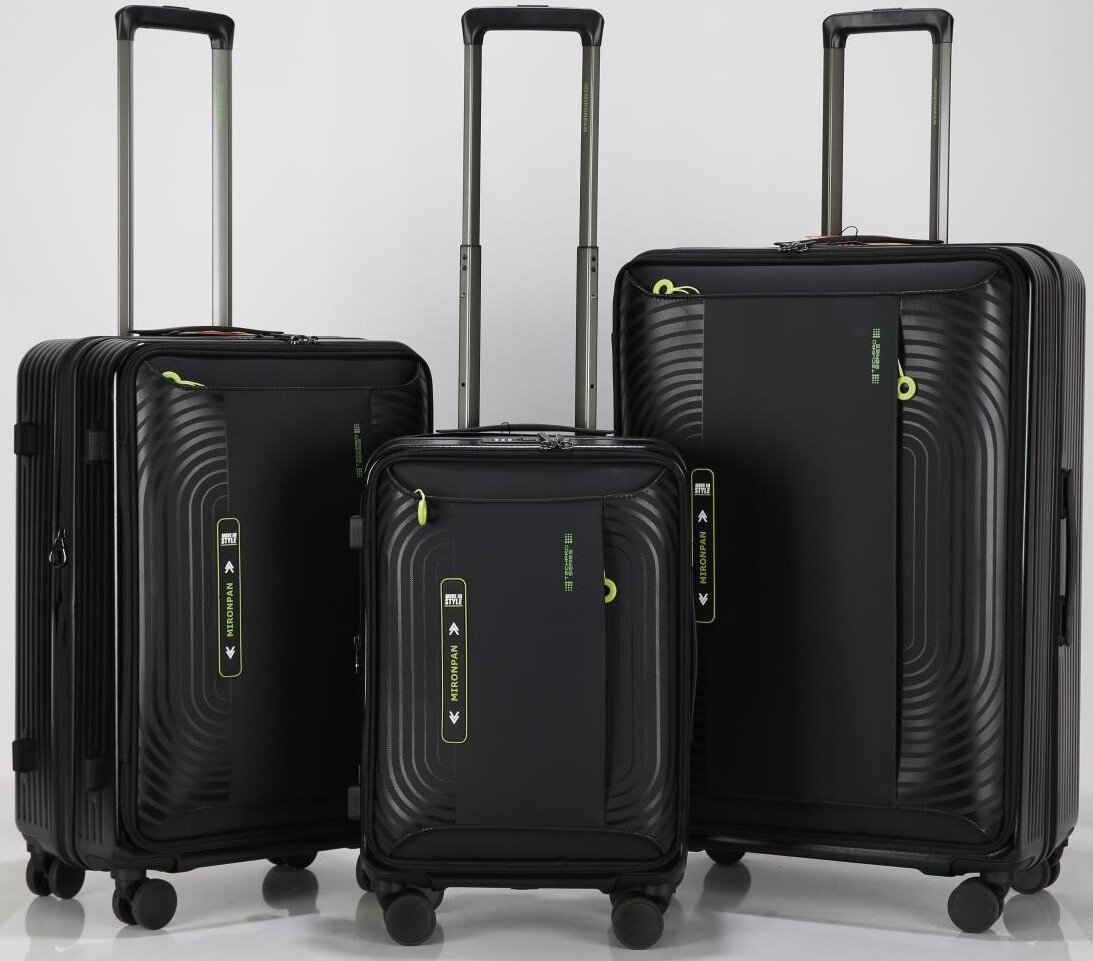 Чемодан Mironpan 1975 55 см (черный)