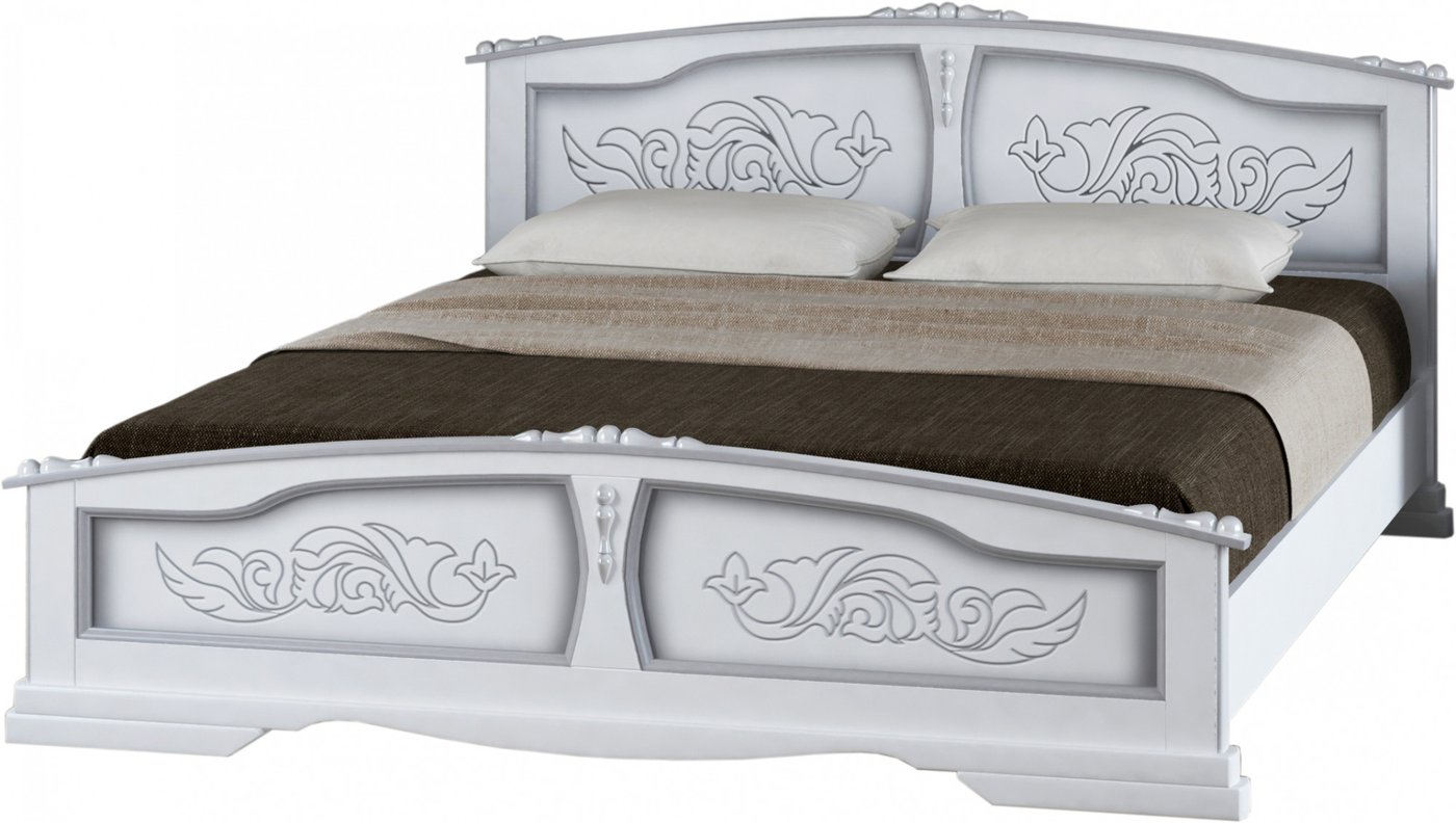 

Кровать Bravo Мебель Елена 140x200 (белый жемчуг)