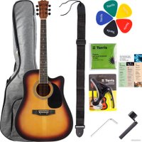 Акустическая гитара Terris TD-045 SB Starter Pack