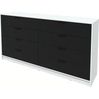 Комод Интерлиния Концепт КТ-К197 (черный/белый платинум)