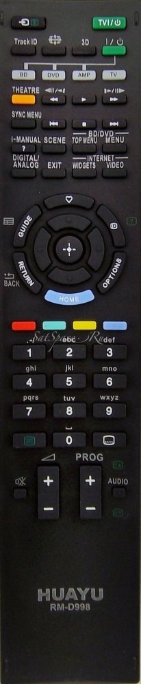 

Пульт ДУ Huayu RM-D998 для Sony universal