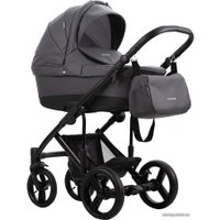 Универсальная коляска BEBETTO Magnum Prima 2020 (3 в 1, 03, черная рама)