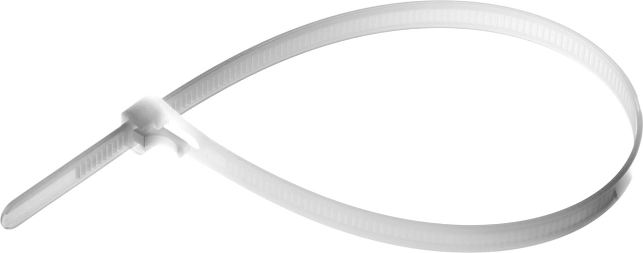 

Стяжка для кабеля SmartBuy SBE-CT-25-200-W 2.5x200 (100 шт, белый)