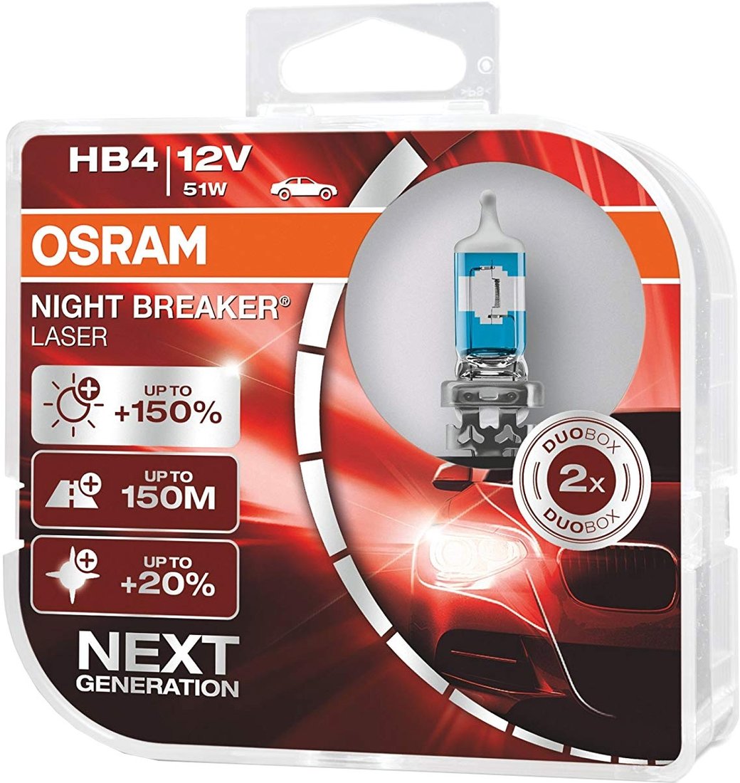 

Галогенная лампа Osram HB4 9006NL-HCB 2шт