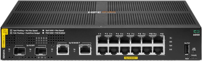 Управляемый коммутатор 2-го уровня Aruba 6000 Series R8N89A