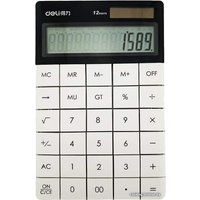 Калькулятор Deli 1589 (белый)