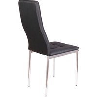 Стул AksHome Sky (темно-серая ткань Seattle 007/хром)