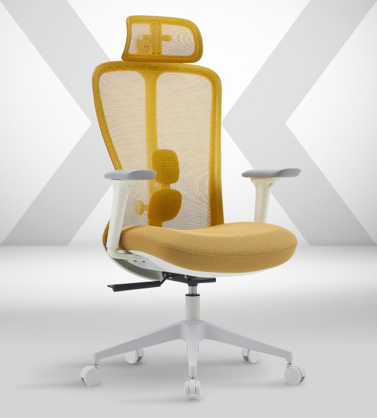 

Офисное кресло SPARX Fansil (желтый)