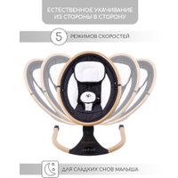Качель Amarobaby Ergo Swing AB22-22ERGO/09 (черный)