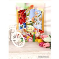 Набор полотенец DomoVita Цветы для любимых 3 шт 4161786 (ассорти)