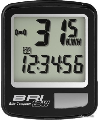 Велокомпьютер Echowell BRI-12W (черный)