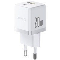 Сетевое зарядное Baseus Palm Fast Charger C+U 20W EU P10111608213-01 (белый)