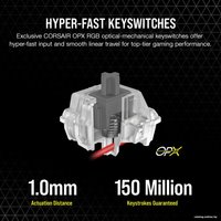 Клавиатура Corsair K60 Pro TKL (черный, Corsair OPX, нет кириллицы)