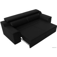 Диван Лига диванов Лига-003 117128 (экокожа черный)