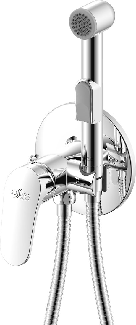 

Смеситель с лейкой для биде Rossinka Silvermix RS45-51