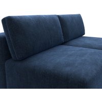 Угловой диван Лига диванов Лига-060 НПБ угол универсальный 129499 (шенилл Rimini 10 синий)