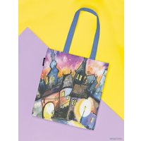 Сумка шоппер JoyArty Сказочный вечер ткань под лен bsh_17247