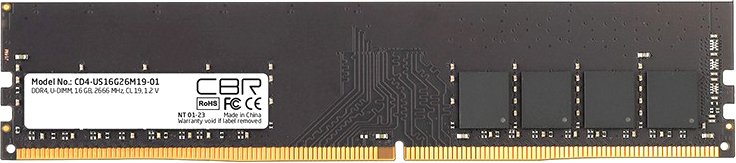 

Оперативная память CBR 16ГБ DDR4 2666 МГц CD4-US16G26M19-01