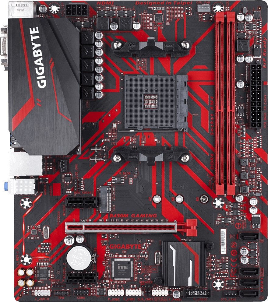 

Материнская плата Gigabyte B450M Gaming (rev. 1.0)