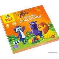 Пластилин Мульти-пульти Приключения Енота КП_10209 (12 цв)