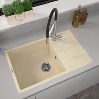 Кухонная мойка ZorG Apollo 78 (слоновая кость)