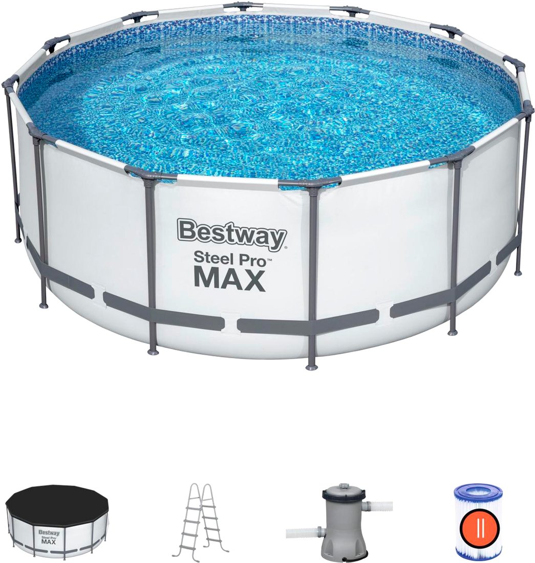 

Каркасный бассейн Bestway Steel Pro Max 56420 (366х122)