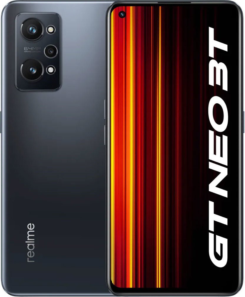 

Смартфон Realme GT Neo 3T 80W 8GB/128GB международная версия (черный)