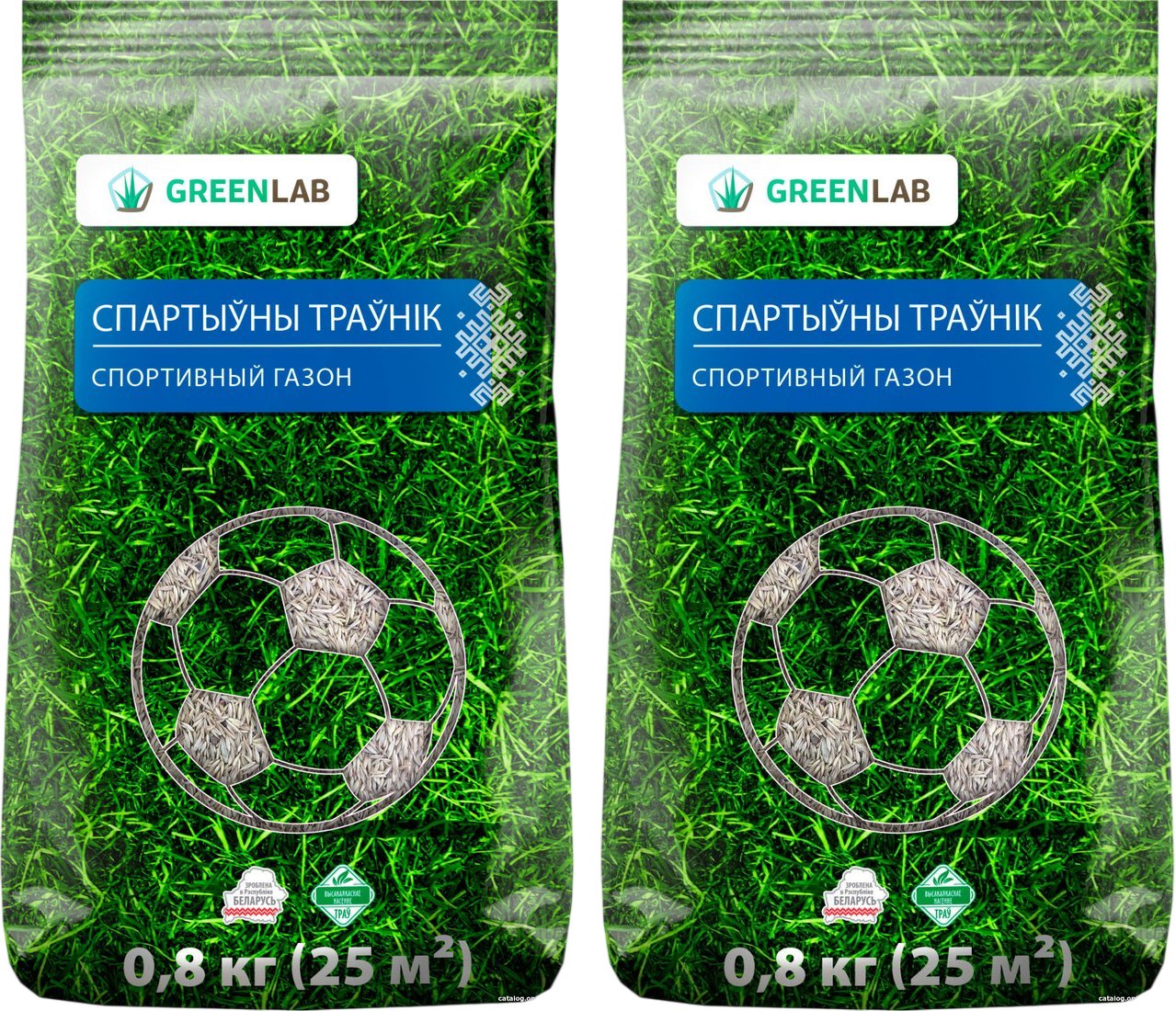 Семена Greenlab Спортивный газон 0.8 кг 2 шт