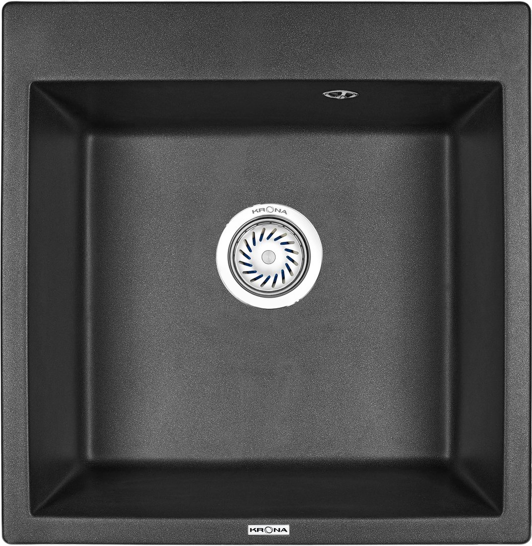 

Кухонная мойка Krona Quadrat W510-520 1 (черный)