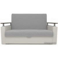 Диван Мебель-АРС Шарк 140 (рогожка/экокожа белый)