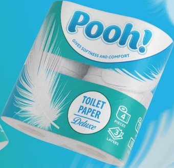 Pooh! Delux 3 слоя 4 рулона