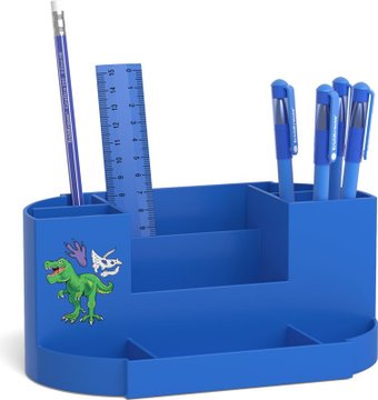 Настольный набор Erich Krause Victoria. Dino Planet 57961 (синий)