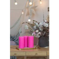 Набор свечей Мелт 150 мм (3 шт, розовый)