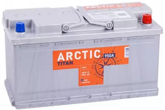 

Автомобильный аккумулятор Titan Arctic R+ (100 А·ч)