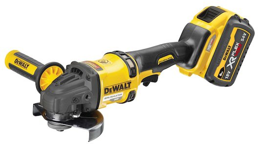 

Угловая шлифмашина DeWalt DCG418T2 (с 2-мя АКБ, кейс)