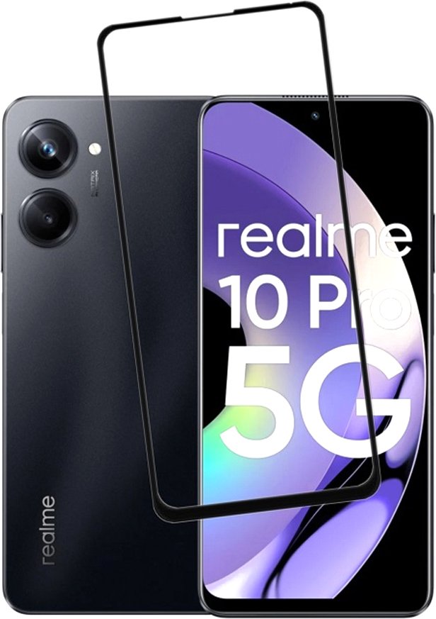 

Защитное стекло KST FG для Realme 10 Pro (черный)