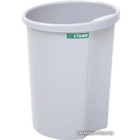 Корзина для бумаг Стамм КР12 (серый)