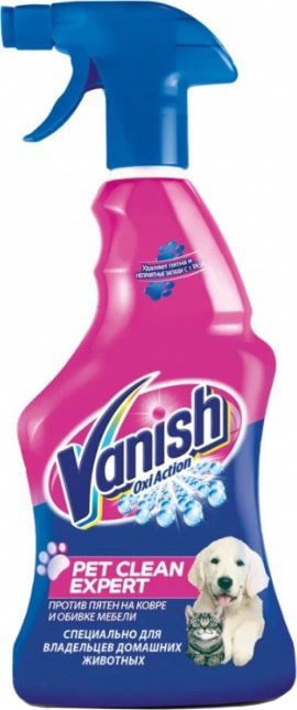 

Средство для ковровых покрытий Vanish Oxi Action Pet Clean Expert 750 мл